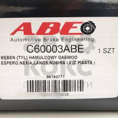 Барабан гальмівний зі ступицею без ABS на Daewoo Lanos 1.4 1.5 ABE C60003ABE- фото 4 | Интернет-магазин Авто-Кокс
