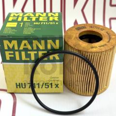 Фільтр масляний MANN HU711/51X Ford Focus C-Max Kuga Mondeo Transit