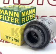 Фільтр масляний MANN W 712/94 VW Tiguan Caddy Golf Polo Jetta Skoda Octavia Yeti Rapid