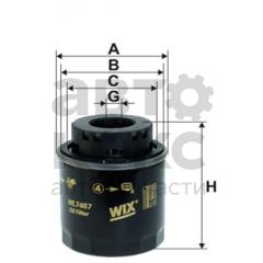 Фільтр масляний WIX WL7467 VW Golf Jetta Tiguan Skoda Octavia Fabia Superb