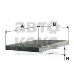 Фільтр салону вугільний WIX WP6813 VW Caddy Golf Passat Polo Skoda Octavia Superb