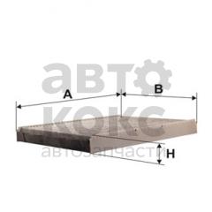 Фільтр салону вугільний WIX WP6895 VW Bora Golf Passat Polo
