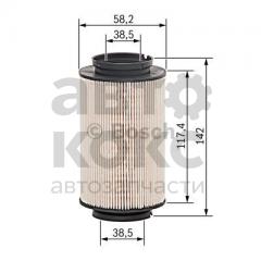 Фільтр паливний BOSCH 1 457 070 007 VW Golf Caddy Jetta Skoda Octavia- фото 2 | Интернет-магазин Авто-Кокс