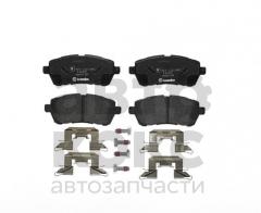 Колодки передні гальмівні Brembo P24072 Ford Fiesta 1.0-1.6- фото 5 | Интернет-магазин Авто-Кокс