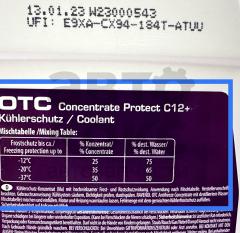 Концентрат охолоджувальної рідини Ravenol OTC C12+ (червоний) 1.5L- фото 5 | Интернет-магазин Авто-Кокс
