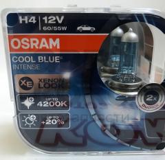 Лампа галогенна Osram 64193CBI-DUO H4 COOL BLUE INTENSE 60/55W12V- фото 8 | Интернет-магазин Авто-Кокс