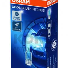 Лампа галогенна Osram OS 2825 HCBI COOL BLUE Intense W5W 12V W2.1X9.5D- фото 2 | Интернет-магазин Авто-Кокс