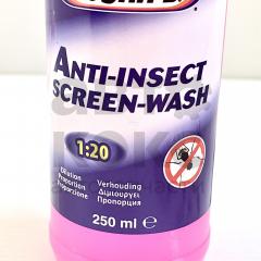 ЛІТНЯ РІДИНА В ОМИВАЧ КОНЦЕНТРАТ ANTI INSECT SCREENWASH 250мл- фото 3 | Интернет-магазин Авто-Кокс