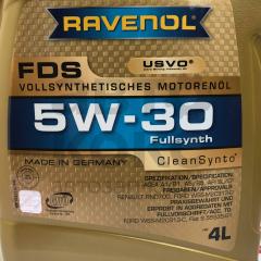 Олія моторна синтетична Ravenol FDS 5W30 4L- фото 3 | Интернет-магазин Авто-Кокс