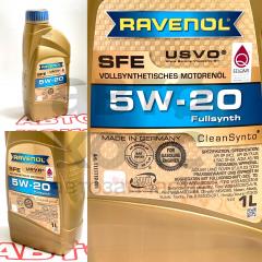 Олія моторна синтетична Ravenol SFE 5W20 1L- фото 7 | Интернет-магазин Авто-Кокс