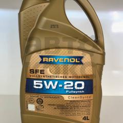 Олія моторна синтетична Ravenol SFE 5W20 4L- фото 7 | Интернет-магазин Авто-Кокс