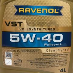 Олія моторна синтетична Ravenol VST 5W40 4L- фото 6 | Интернет-магазин Авто-Кокс