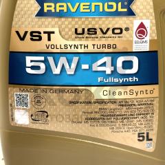Олія моторна синтетична RAVENOL VST SAE 5W-40 5L- фото 3 | Интернет-магазин Авто-Кокс