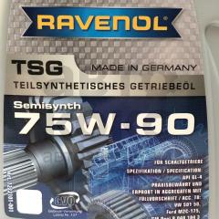 Олія трансмісійна напівсинтетична Ravenol TSG 75W90 для МКПП 1л- фото 2 | Интернет-магазин Авто-Кокс