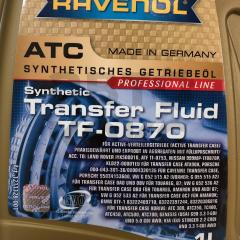 Олія трансмісійна синтетична Ravenol ATC Transfer Fluid DTF-1 (TF-0870) 1L- фото 5 | Интернет-магазин Авто-Кокс
