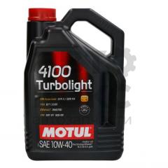 Моторна олія MOTUL 4100 TURBOLIGHT 10W40 5L