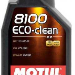 Моторна олія MOTUL 8100 ECO-CLEAN+ 5W30 1L- фото 2 | Интернет-магазин Авто-Кокс
