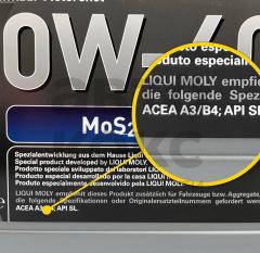 Моторна олія напівсинтетична LIQUI MOLY MoS2 LEICHTLAUF SAE 10W-40 5L- фото 4 | Интернет-магазин Авто-Кокс