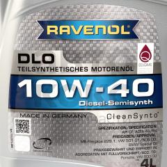 Моторна олія Ravenol 10W-40 DLO п/синтетичне 4л- фото 3 | Интернет-магазин Авто-Кокс