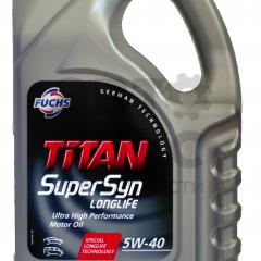Моторне масло синтетичне FUCHS TITAN SUPERSYN LONGLIFE SAE 5W-40 4L