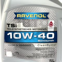 Напівсинтетична моторна олія Ravenol TSI 10W40 5л- фото 3 | Интернет-магазин Авто-Кокс