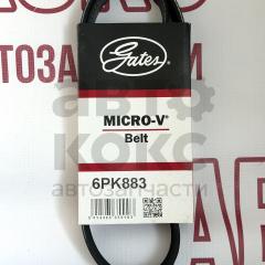 Ремінь генератора Gates 6PK883 на Chevrolet Aveo, ВАЗ 1117-19