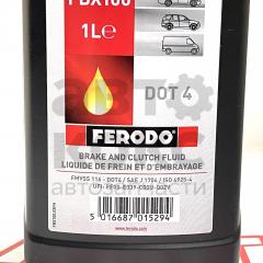 Гальмівна рідина DOT4 Ferodo FBX100 1л- фото 2 | Интернет-магазин Авто-Кокс