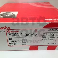 Гальмівний диск Brembo 09309014 (R13) на Daewoo/Chevrolet Lanos, Nexia, Kalos- фото 4 | Интернет-магазин Авто-Кокс