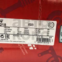 Гальмівний диск передній TRW DF7218 Chevrolet/Daewoo Lacetti Nubira 1.4-2.0(R14)- фото 3 | Интернет-магазин Авто-Кокс