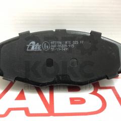 Гальмівні передні колодки ATE 13046059962 Chevrolet Matiz, Spark, Daewoo Lanos, Matiz R13