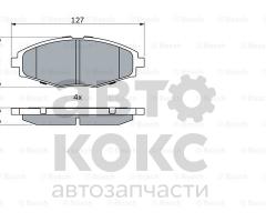 Гальмівні передні колодки BOSCH 0 986 424 512 Chevrolet/Daewoo Matiz Sens Spark Lanos 0.8-1.5- фото 4 | Интернет-магазин Авто-Кокс