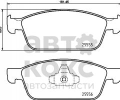Колодки гальмові передні Brembo BM P24199 Ford Kuga Transit Connect