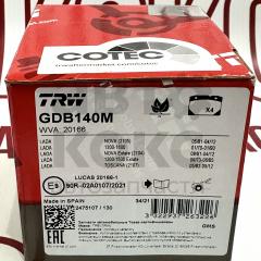 Тормозные колодки передние TRW GDB140M ВАЗ 2101-07- фото 2 | Интернет-магазин Авто-Кокс