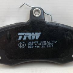 Гальмівні колодки передні TRW GDB1446 ВАЗ 2110, Калина, Пріора- фото 4 | Интернет-магазин Авто-Кокс