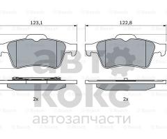 Колодки гальмові задні BOSCH 0 986 494 032 Ford Transit Connect 1.8- фото 2 | Интернет-магазин Авто-Кокс