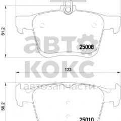 Гальмівні задні колодки BREMBO BM P85125 Skoda Karoq VW Golf- фото 2 | Интернет-магазин Авто-Кокс