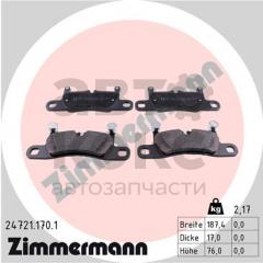 Гальмівні колодки задні ZIMMERMANN 24721.170.1 VW TOUAREG PORSCHE 911