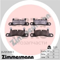 Гальмівні колодки задні ZIMMERMANN 24721.970.1 VW TOUAREG PORSCHE 911
