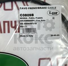 Трос ручного гальма LPR C0809B SKODA FABIA VW POLO- фото 3 | Интернет-магазин Авто-Кокс