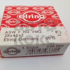 Сальник колінвала передній Elring 546968 (28x42x7) ВАЗ 2110-12- фото 5 | Интернет-магазин Авто-Кокс
