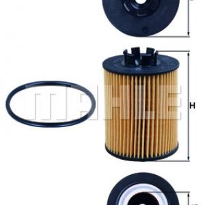 Фільтр масляний Mahle MH OX173/2DECO Opel Corsa Astra- фото 1