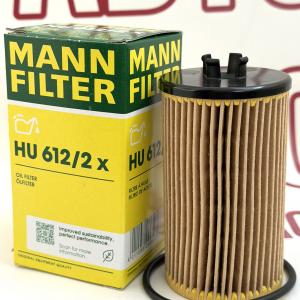 Фільтр масляний MANN HU 612/2X Opel Corsa Vectra Astra Chevrolet Aveo Cruze- фото 1