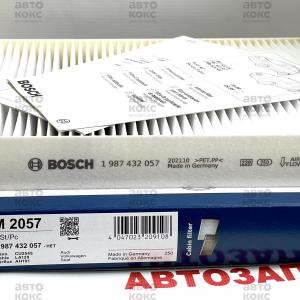 Фільтр салону BOSCH 1 987 432 057 VW Polo Skoda Fabia- фото 1
