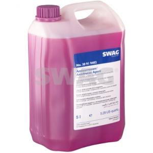 Концентрат антифризу G12+ Swag SW 30919402 бузковий (-38 ° C) 5L- фото 1