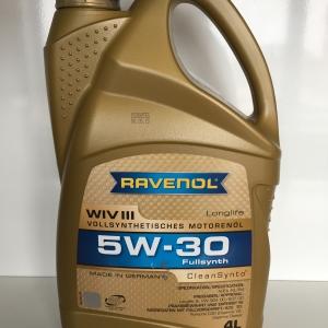 Олія моторна синтетична Ravenol 5W30 WIV III 4L- фото 1