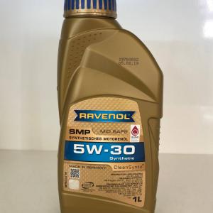 Олія моторна синтетична низькозольна Ravenol SMP 5W30 1L- фото 1