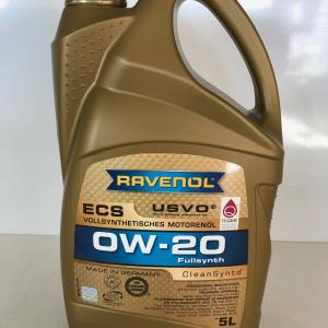 Масло моторне синтетичне Ravenol ECS 0W-20 4L- фото 1