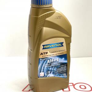 Олія трансмісійна синтетична RAVENOL ATF+4 Fluid 1L- фото 1