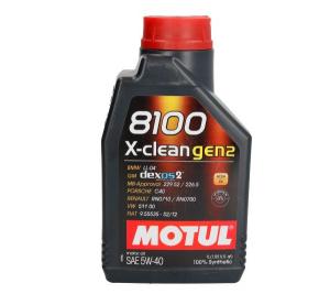 Моторна олія MOTUL 8100 X-CLEAN GEN2 5W40 1L- фото 1