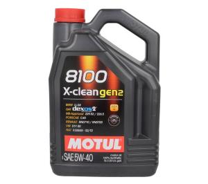 Моторна олія MOTUL 8100 X-CLEAN GEN2 5W40 5L- фото 1